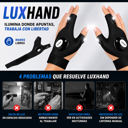 LuxHand | Guante Linterna LED Manos Libres para Trabajo